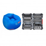 Juego puntas de destornillador Bosch Impact Control (Set 36 piezas) + Sillón inflable