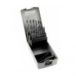 Kit de 25 brocas HSS-R para metal DIN 338 (1-13mm c/ 0,5mm) - Estuche PVC