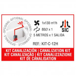 Kit de canalización para estufa Bronpi NOA HORNO