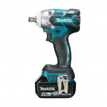 Llave de impacto Makita DTW285RME 18V Litio LXT con 2 baterías 4Ah