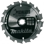 Disco sierras circulares Makita Specialized Reforzado - 185x30mm 16 dientes