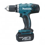 Taladro percutor Makita DHP453RFE 18V Litio-ion con 2 baterías 3Ah