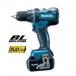 Taladro atornillador Makita DDF480RTJ 18V Litio-ion con 2 baterías de 5Ah