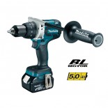 Taladro atornillador Makita DDF481RTJ 18V Litio-ion con 2 baterías de 5Ah