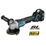 Miniamoladora Makita DGA458RTJ 115mm 18V con 2 baterías 5Ah