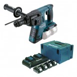 Martillo ligero Makita DHR264PM4 18Vx2 Litio LXT 26mm con 4 baterías 4Ah