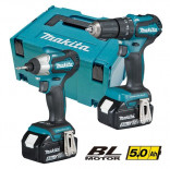 Atornillador de impacto Makita DTD155Z + Taladro percutor Makita DHP483Z