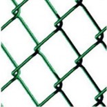 Malla metálica plastificada verde de simple torsión 50/17 Mod. CS - 1'00 x 25 metros