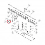 Maneta regulable Rubi M6X16 de plástico