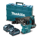 Makita HR008GM201 con 2 baterías 4Ah + Maletín - Martillo ligero BL 40Vmáx XGT 30mm