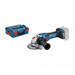 Bosch GWS 18V-15 C Professional + L-BOXX - Miniamoladora a batería BITURBO de 125mm