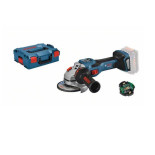 Bosch GWS 18V-15 SC + L-BOXX - Miniamoladora a batería BITURBO de 125mm