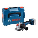 Bosch GWX 18V-11 S Professional + L-BOXX - Miniamoladora a batería con X-LOCK de 125mm