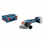 Bosch GWX 18V-15 C Professional + L-BOXX - Miniamoladora a batería con X-LOCK de 125mm