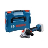 Bosch GWX 18V-8 Professional + L-BOXX - Miniamoladora a batería con X-LOCK de 125mm