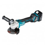 Makita DGA463RTJ con 2 baterías 5Ah + Maletín - Miniamoladora 18V 115mm