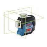 Bosch GLL 3-80 CG + BM 1 Professional + Batería 2Ah - Nivel láser autonivelante de líneas verdes