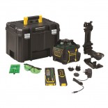 Nivel láser RL750L rotativo con batería de litio Stanley Fatmax con haz verde