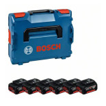 Pack 6 baterías Bosch 18V 4Ah + Maletín L-BOXX 136