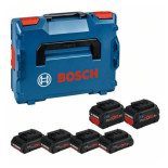 Pack 6 baterías Bosch ProCORE18V (4x4Ah y 2x8Ah) + Maletín L-BOXX 136