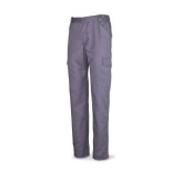 Pantalón gris 100% algodón de 200g multibolsillos 388PEG