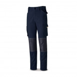 Pantalón StretchPro multibolsillo con refuerzo en rodillas azul marino 588-PSTRA
