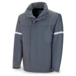 Parka acolchada LEVANTE Azul Marino con bandas reflectantes segmentadas 288PGMAM