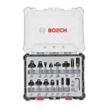 Set de brocas fresadoras mezcladas de 6 mm con vástago de inserción de 6 piezas Bosch