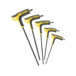 Llaves hexagonales Fatmax Torx Stanley mango en T - Set 5 unidades de T10 a T30 