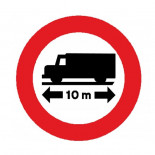 Señal de tráfico de longitud limitada Homologada 60cm