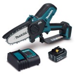 Makita DUC101SF con una batería 3Ah - Sierra de cadena de mano 18V LXT 100mm