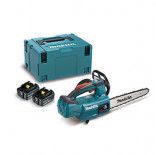 Sierra de cadena Carving Makita DUC254CPTJ 25cm 18V LXT BL con 2 baterías 5Ah