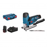 Bosch GST 12V-70 Professional en L-BOXX con 2 baterías - Sierra de calar a batería