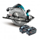 Makita HS011GT201 con 2 baterías 5Ah - Sierra circular BL 40Vmax XGT 270mm MAGN AWS