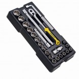 Módulo Stanley - 23 piezas de mecánica métrica ½” de 12 caras