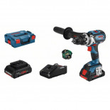 Bosch GSR 18V-110 C Professional + 2 baterías 4Ah + L-BOXX - Taladro atornillador a batería