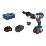 Taladro atornillador a batería Bosch GSR 18V-85 C Professional en L-BOXX con 2 baterías