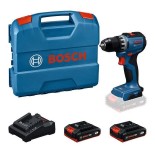 Bosch GSR 18V-52 Professional + 2 baterías 2Ah + L-Case - Taladro atornillador a batería 18V