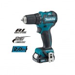 Taladro atornillador Makita DF332DSAE 12Vmax CXT BL 10mm con 2 baterías de 2Ah