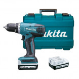 Taladro atornillador Makita DDF481RTJ 18V Litio-ion con 2 baterías de 5Ah