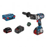 Taladro percutor a batería Bosch GSB 18V-85 C Professional en L-BOXX con 2 baterías
