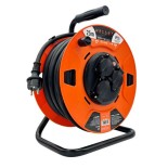 Alargador eléctrico IP55 de 25 metros con cable H05VV-F3G1.5+DSS 240mm
