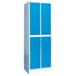 Taquilla de acero con cerradura Metalworks DELK4/2