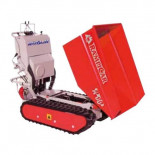 Mini transportador de oruga R60 con tolva tipo dumper Honda GX-200 600kg