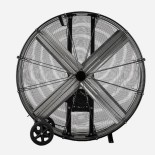 Ventilador industrial Maximum 800W 127cm negro con 2 velocidades y ruedas