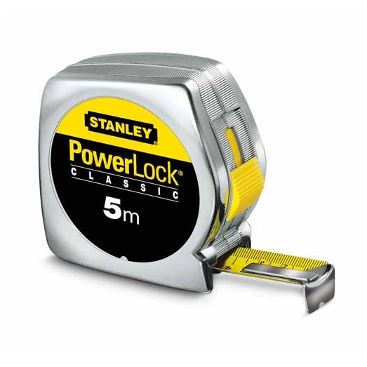 Flexómetro PowerLock Classic ABS 5m x 19mm Stanley - Referencia 0-33-194