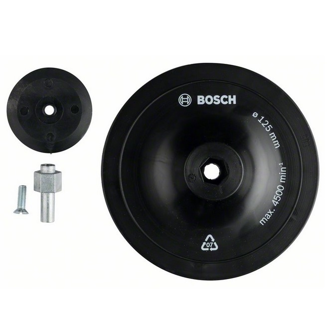 Plato de goma Bosch - 125mm - Referencia 1609200240