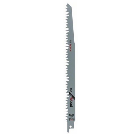 Hoja de sierra sable Bosch S 1531 L - 240x19x1'5mm 5tpi (Caja 2 unidades) - Referencia 2608650613