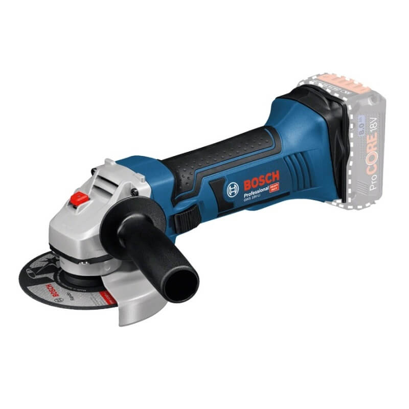 Miniamoladora a batería Bosch GWS 18-125 V-LI Professional