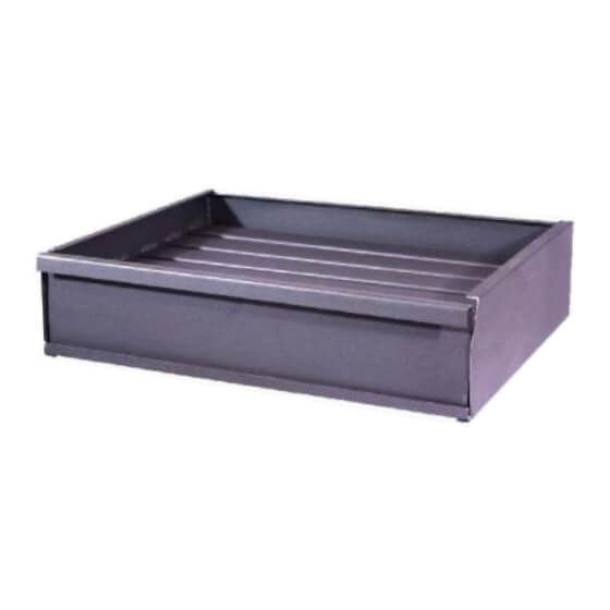Cajón metálico para barbacoa Flores Cortés - 600x410x120mm - Referencia 38956